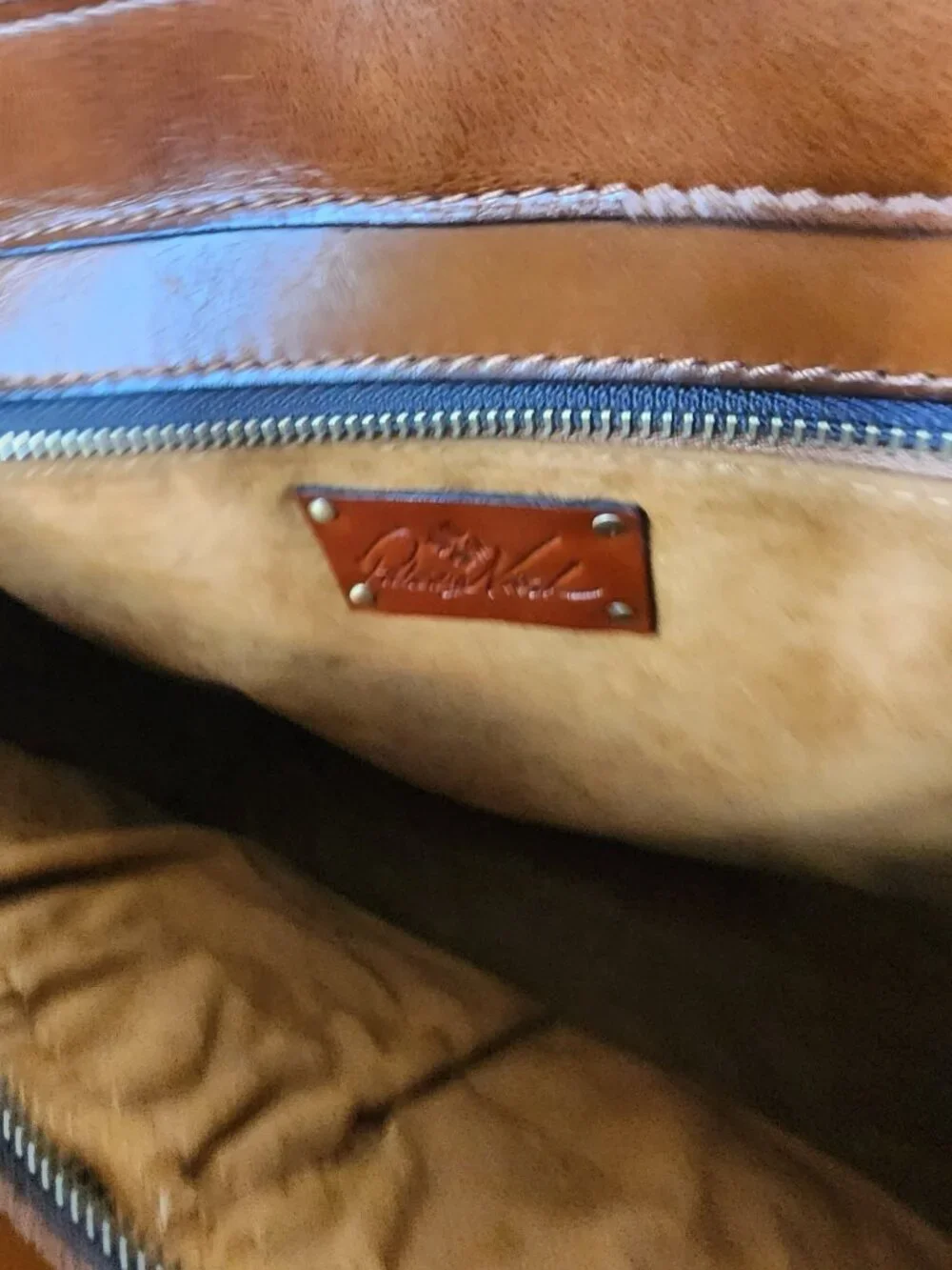 NWT Patricia Nash Leather Solene Satchel French Riviera
